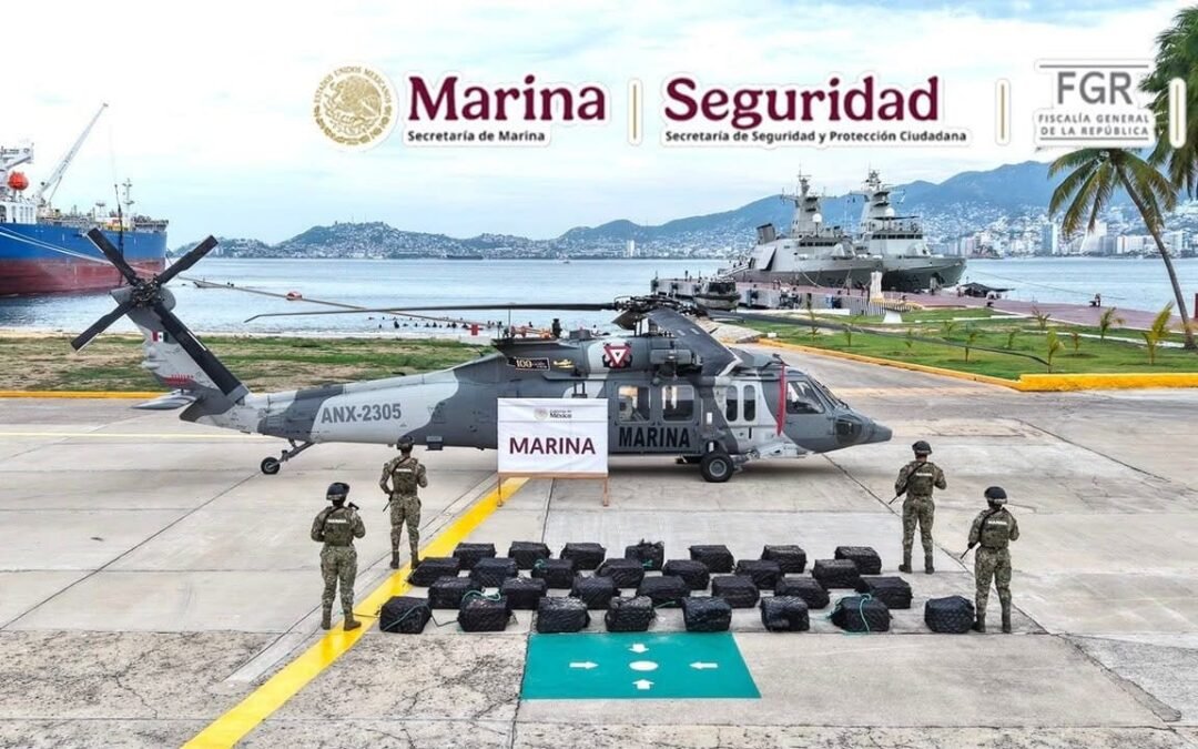 Otro golpazo al narco con más de 3 tons. de Cocaína decomisada.