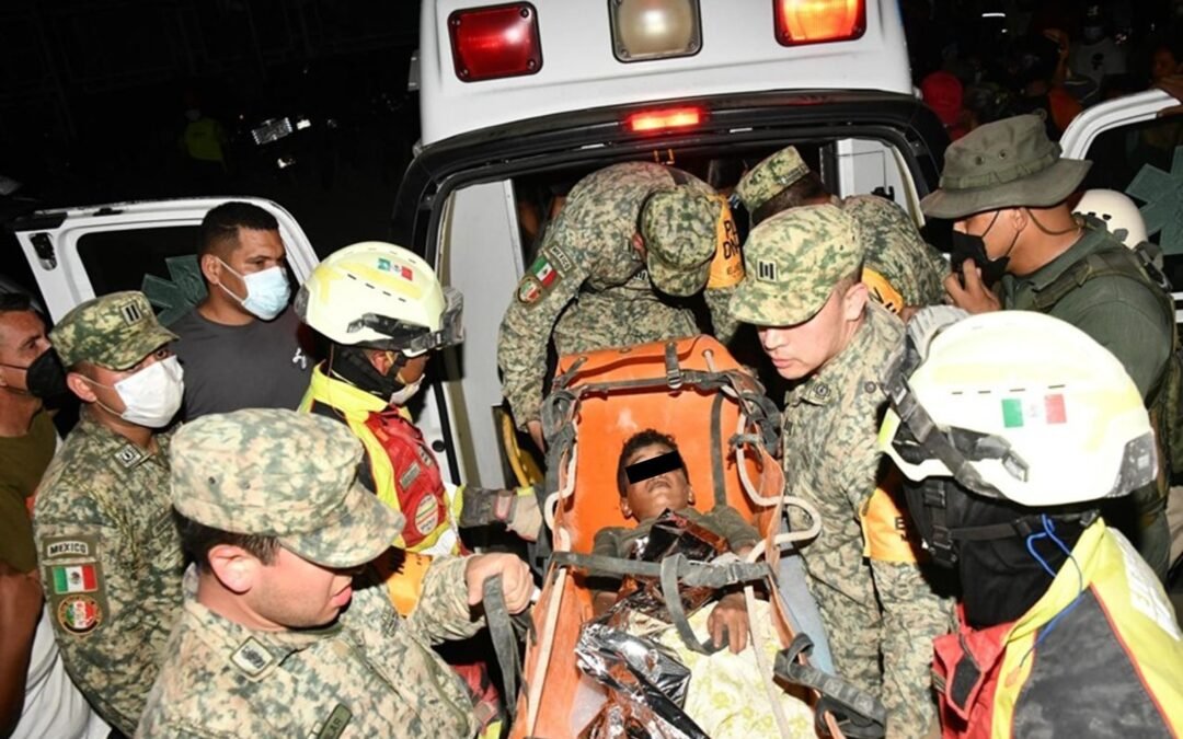 Rescata con vida el Ejército mexicano a un niño de 9 años en Venezuela.