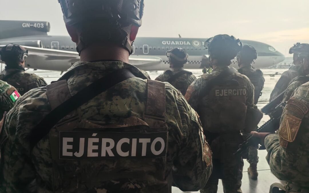 Refuerzan 1,000 soldados más la seguridad en Sinaloa.