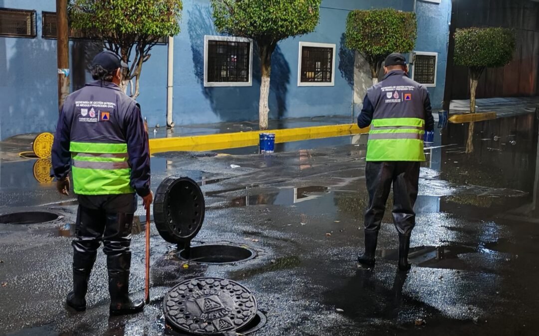 Activan Alerta Amarilla por lluvias fuertes y posible granizo en 12 alcaldías de CDMX