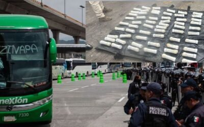 Decomisan 59 explosivos en convoy de Ayotzinapa en Tlalpan