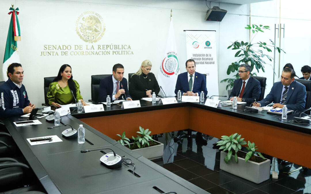 Instalan formalmente la Comisión Bicameral de Seguridad Nacional del Congreso de la Unión