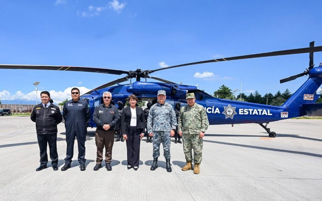 Moderniza Edomex su estrategia de seguridad con IA, nuevo centro de mando y un Black Hawk