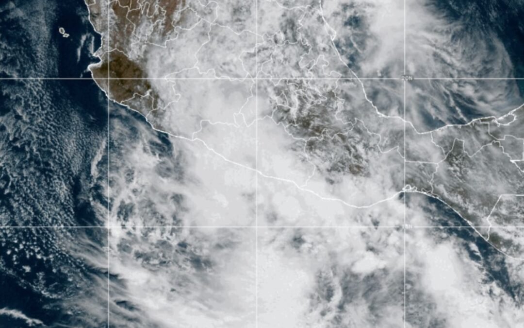 Se forma la depresión tropical Dos-E frente a las costas de Acapulco