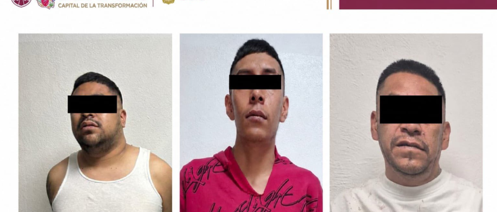 Cae banda de ladrones que operaba en CDMX y Edomex
