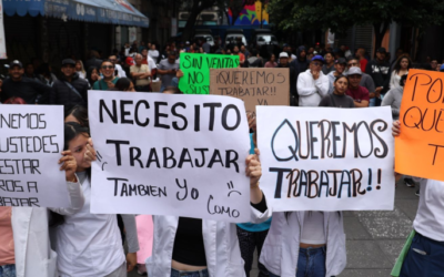 Desatan pérdidas millonarias la furia del comercio en el Centro Histórico por plantón de la CNTE
