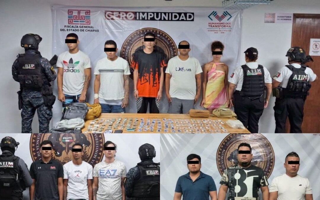 Desmantelan banda de extorsionadores “gota a gota” en Chiapas