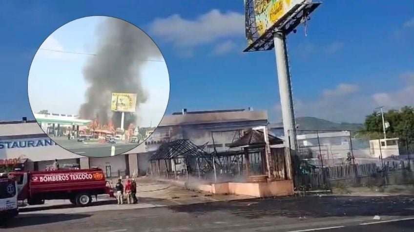 Explota pipa de gas tras volcadura sobre carretera Texcoco – Calpulalpan