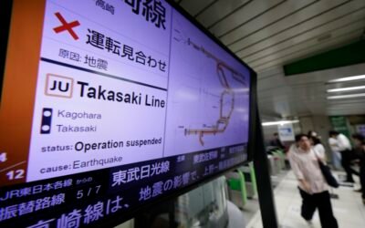 Agita terremoto de magnitud 5.5 a Japón y genera fuertes sacudidas en Tokio