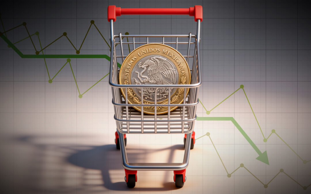 Inflación desacelera a 3.55% en la primera mitad de junio y acumula seis quincenas a la baja