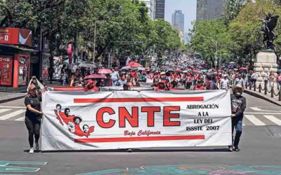 Afirma la Presidenta que Maestros del CNTE siguen cobrando mientras están en paro
