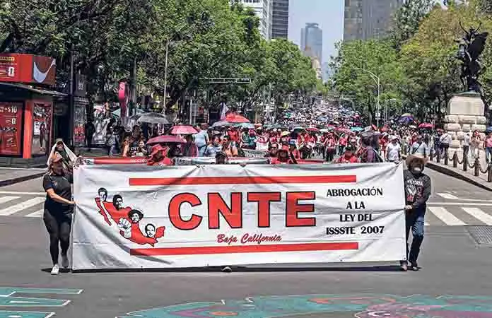 Afirma la Presidenta que Maestros del CNTE siguen cobrando mientras están en paro