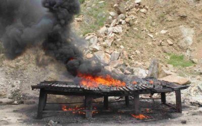 Marina destruye tonelada y media de cocaína asegurada en Guerrero