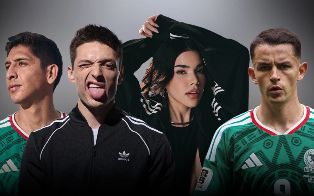 De Edson Álvarez a Peso Pluma: los famosos mexicanos que Adidas fichó para conquistar el Mundial 2026