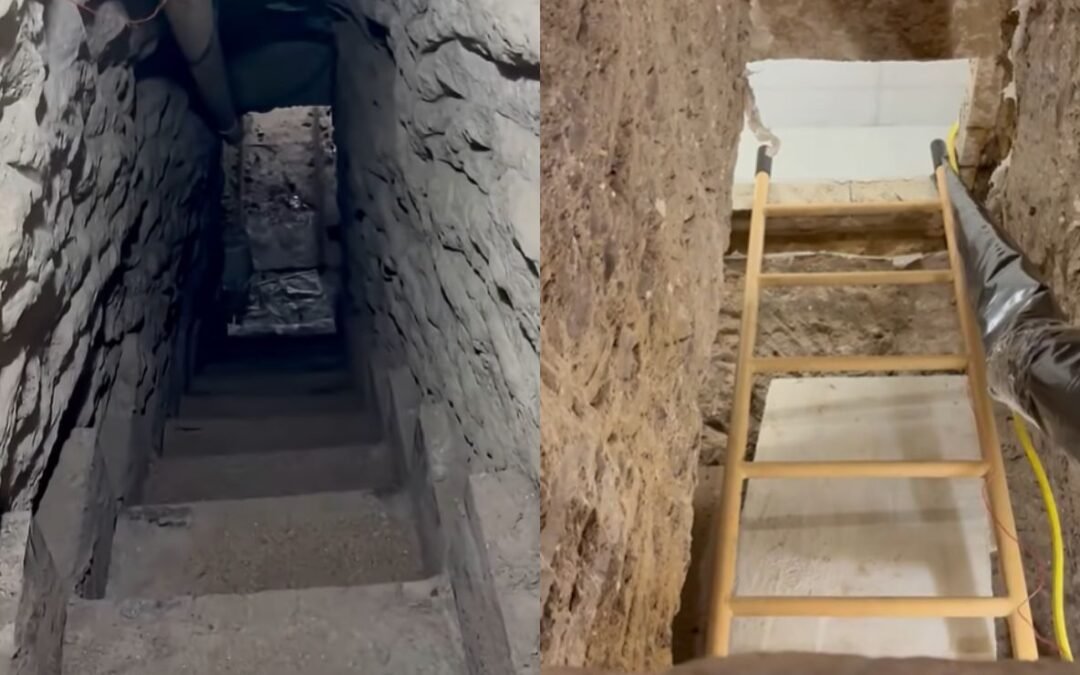 Aseguran sofisticado túnel para el tráfico de cocaína entre EEUU y México; hay 4 detenidos