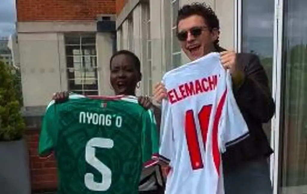 Lupita Nyong’o se pone la camiseta del Tri y lanza mensaje antes del México vs Inglaterra