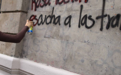 Retiran plantón de comunidad trans en Bucareli tras acuerdo con Segob; reabren circulación