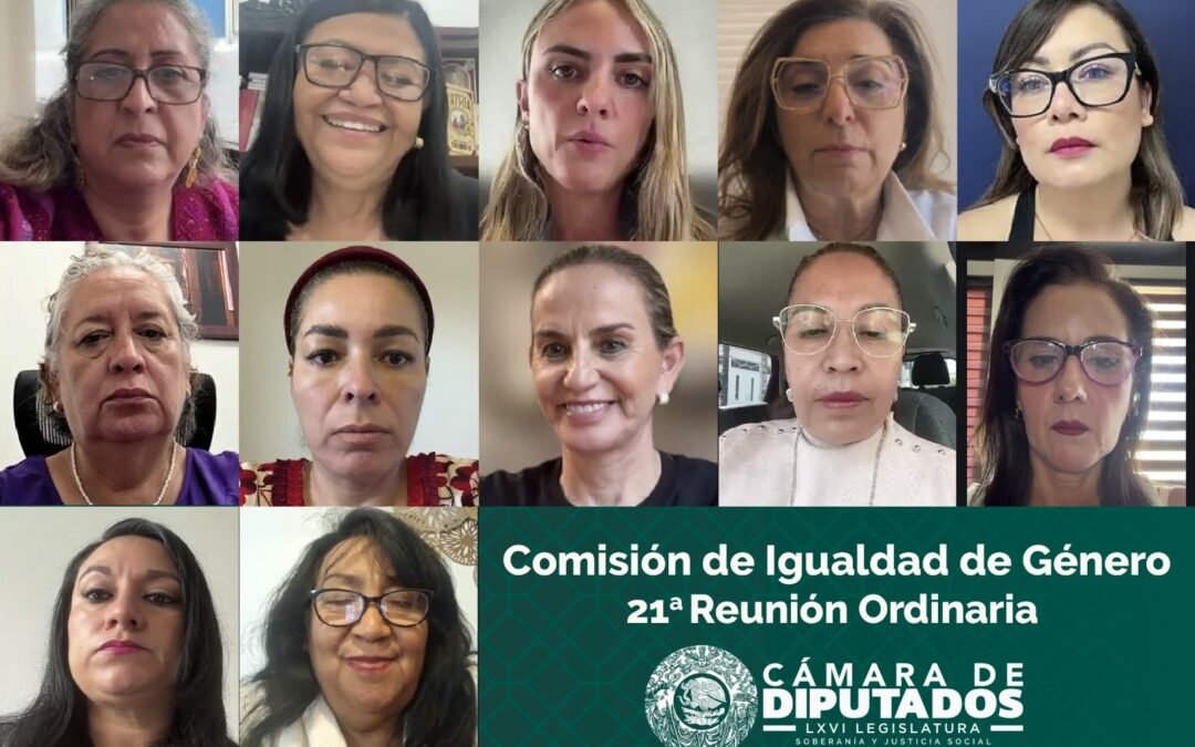 Comisión aprobó dictámenes que promueven igualdad salarial y capacitación de servidores públicos en violencia de género