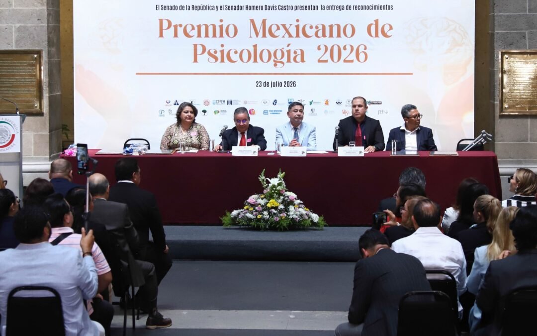 Entregan en la Antigua Casona de Xicoténcatl el Premio Mexicano de Psicología 2026