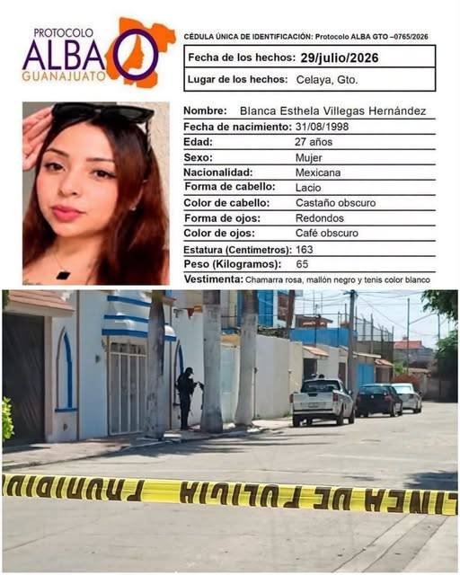 Hallan cuerpo de joven buscada por Protocolo Alba en Celaya