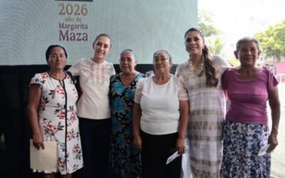 Sheinbaum entrega Pensión Mujeres Bienestar y anuncia obras de agua en Guerrero