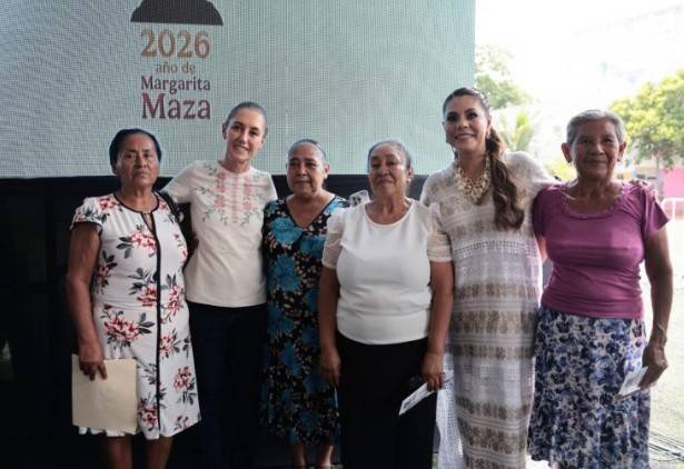 Sheinbaum entrega Pensión Mujeres Bienestar y anuncia obras de agua en Guerrero