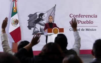 Sheinbaum da a conocer que abordó con Trump y Carney negociaciones del T-MEC durante final del Mundial 2026