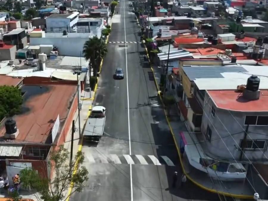 Gobierno de Ecatepec entrega repavimentación de calles Jilguero y Quetzal