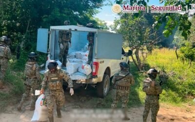 Asegura Marina 834 kilos de cocaína en Tonalá, Chiapas