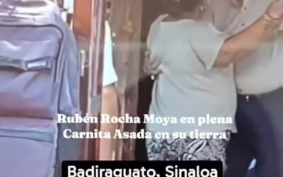 Captan a Rubén Rocha Moya bailando en Badiraguato; imágenes muestran que se encuentra en Sinaloa
