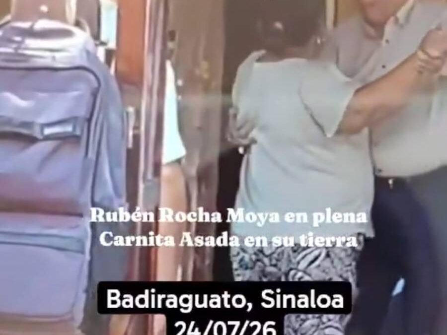 Captan a Rubén Rocha Moya bailando en Badiraguato; imágenes muestran que se encuentra en Sinaloa