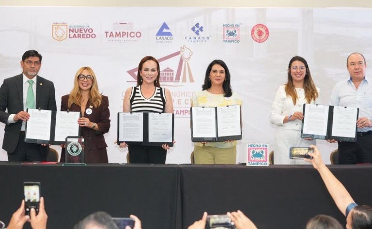 Nuevo Laredo y Tampico crean un Corredor Económico Tamaulipeco