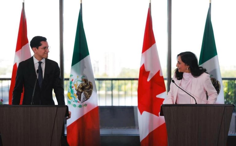 México y Canadá fortalecen relación bilateral; ministra Anita Anand anuncia financiamiento de 12.1 mdd canadienses