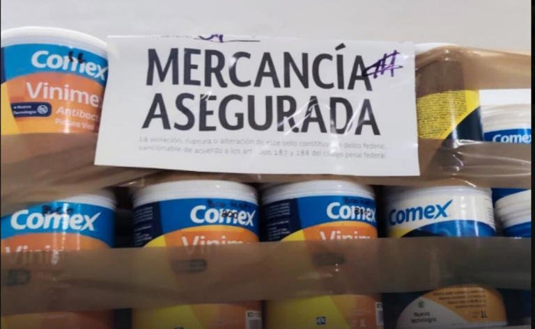 Asegura IMPI más de mil productos Comex por presunta venta indebida en Mérida