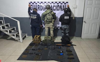 Elementos del Ejército decomisan armas, equipo táctico y un vehículo durante patrullajes en Tula, Hidalgo