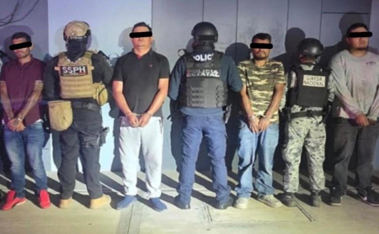 Capturan a cuatro hombres en Hidalgo; tres eran objetivos prioritarios