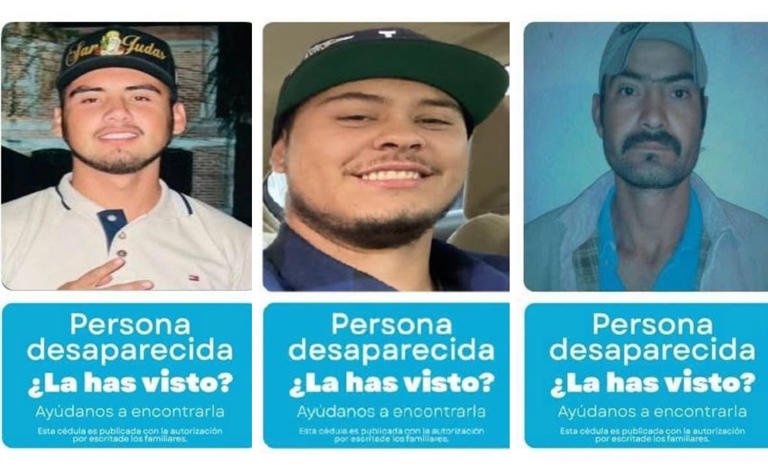 Desaparecen tres hombres de una misma familia en Teocaltiche, Jalisco