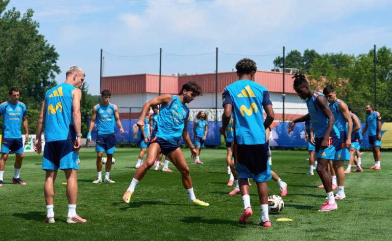Cancelan entrenamiento de España un día antes de la final