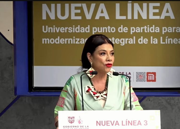 Anuncia Brugada la renovación integral de la Línea 3 del Metro con inversión de más de 40 mmdp