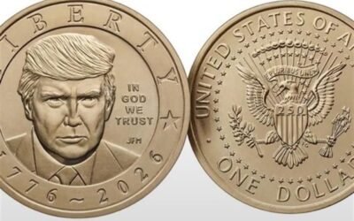 Prepara EU nueva moneda de 1 dólar con el rostro de Donald Trump