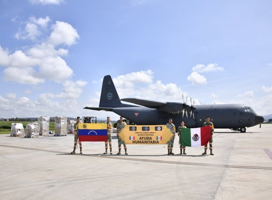 México solidario, mantiene la Ayuda Humanitaria al pueblo de la devastada Venezuela.
