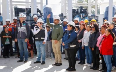 Entra en operación planta de bombeo Churubusco-Xochiaca para reducir riesgos de inundaciones en Nezahualcóyotl