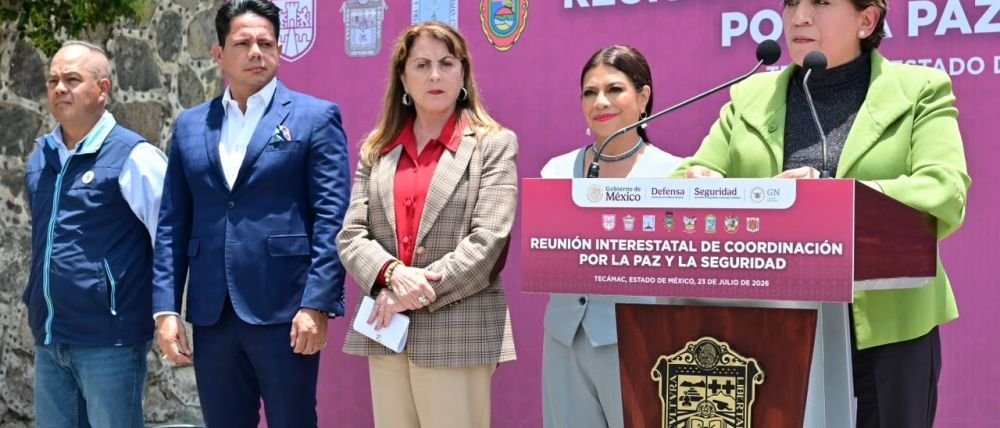 La paz no son cifras señala Delfina Gómez