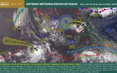 Tormentas locales y altas temperaturas azotarán Oaxaca este 20 de julio