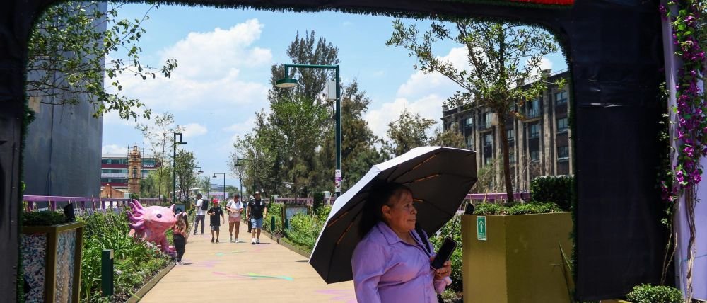 En una semana quedarán unidos el Jardín Flotante y la Estación Chabacano del Metro.