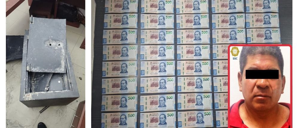 Cae sujeto acusado de despojar de 20 mil pesos a locatario de la Central de Abasto