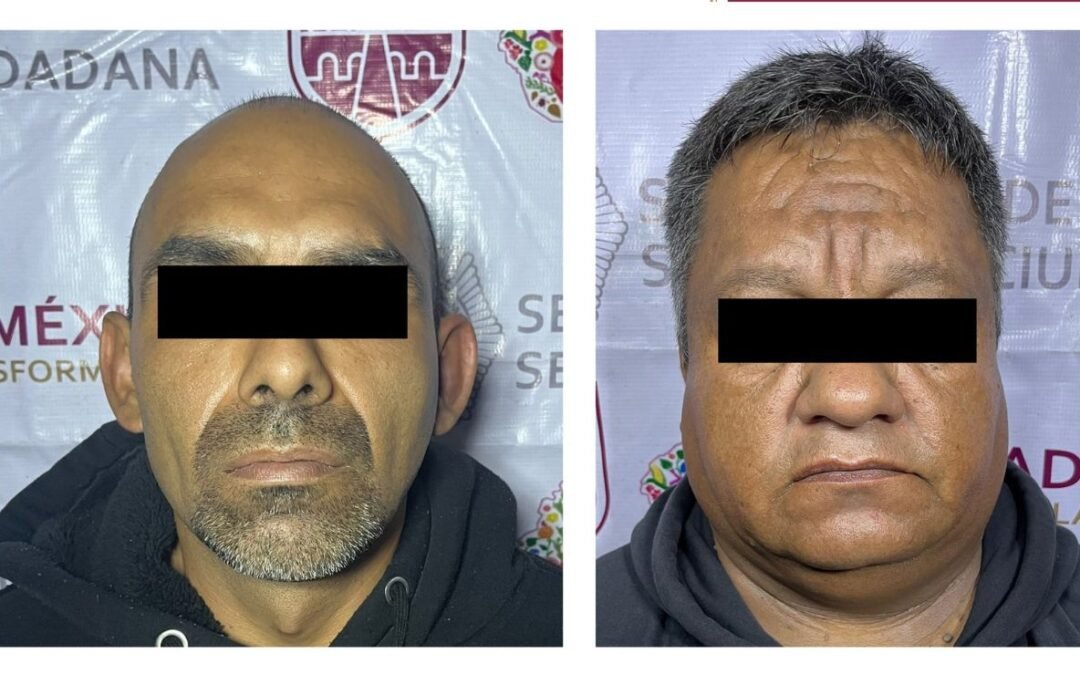 Detienen a ‘el Minimi’ y ‘el Pitufo’, miembros del Cártel de Tláhuac