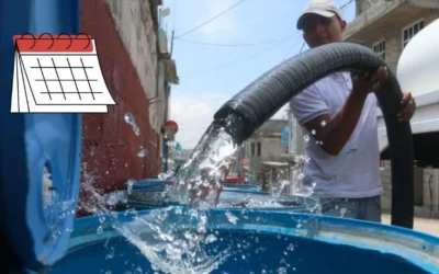 En 5 colonias no tendrán agua por 4 dias, hasta el lunes 6, por reparación del equipo de bombeo. Se surtirán con pipas.