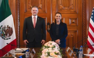“Avanzamos en la revisión del T-MEC”, dice Sheinbaum tras reunión con Jamieson Greer, representante comercial de EE.UU.