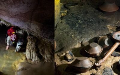 Hallan la cueva Mundo Zoque con 179 piezas arqueológicas en Cintalapa, Chiapas